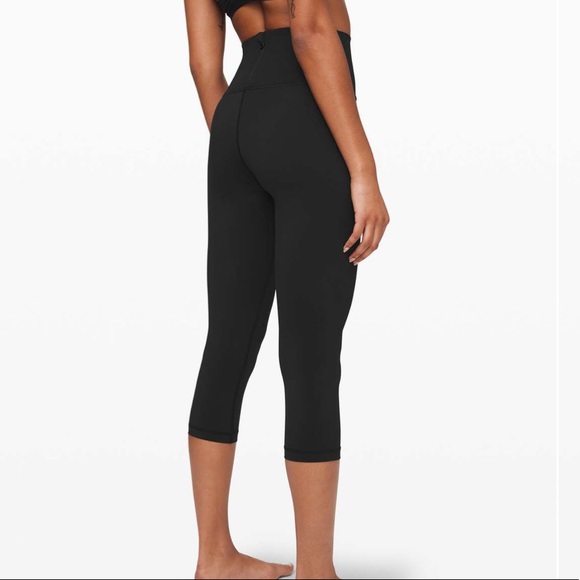 Lululemon Run with the Waves Crop 21" Black